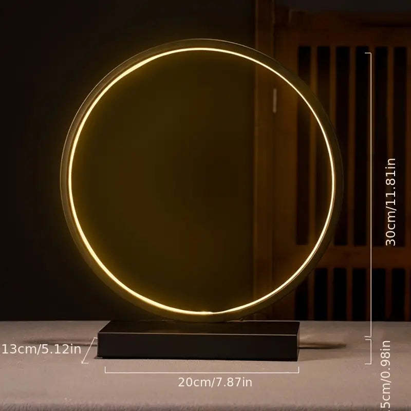Backflow Incense Living Room LED Lamp Ring
