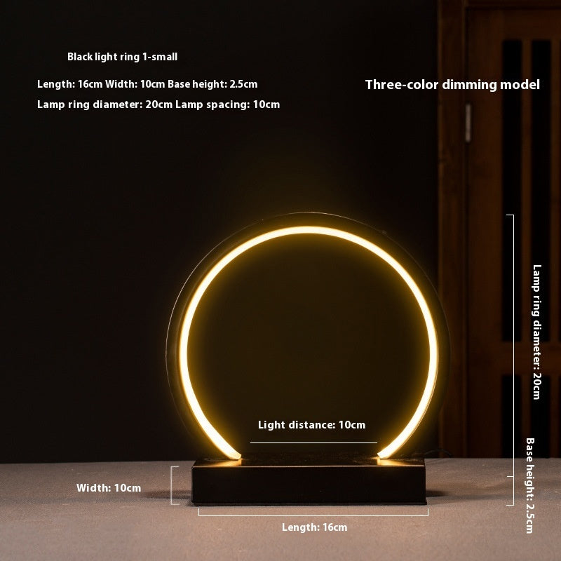 Backflow Incense Living Room LED Lamp Ring