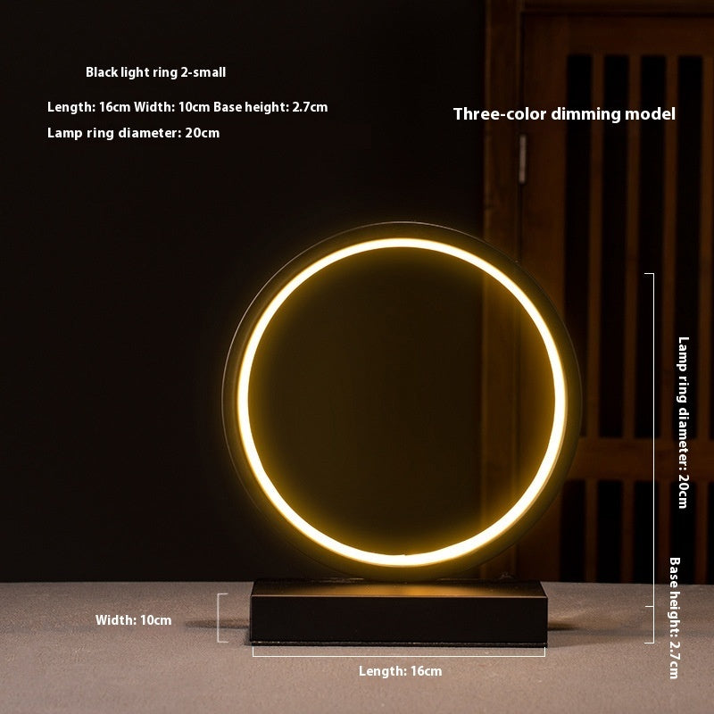 Backflow Incense Living Room LED Lamp Ring