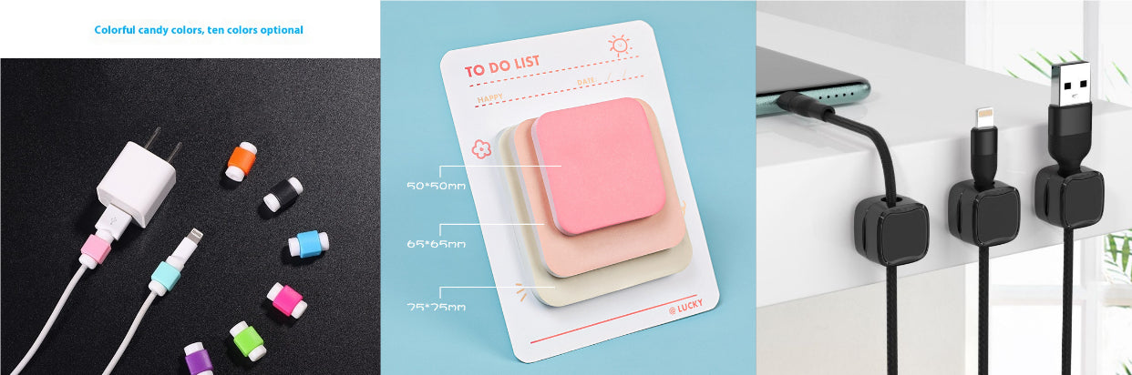 Magnetic Cable Clip Under Desk Cable Management Adjustable Cord Holder Wire Organizer And Cable Management Wire Keeper